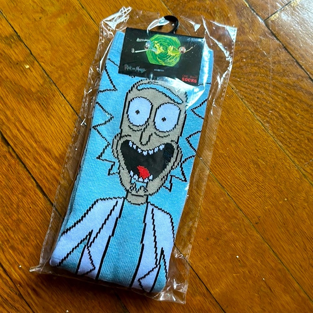 Rick and Morty socks - NWT